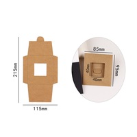 Cartes d'emballage de bijoux personnalisées de haute qualité, imprimées sur papier kraft, pliables, pour boucles d'oreilles, bagues, colliers