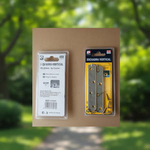 Fer à angle en forme de I Erpsl 98x20mm 2 pièces pour étagères murales - Product Image 3
