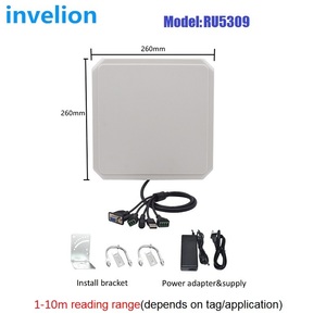 8-10M Lange Afstand Tcp/ip Geïntegreerd Uhf Rfid-Lezer Schrijver Abs Parking People People Access Warehouse Management Etc 9dbi Circulaire Anten