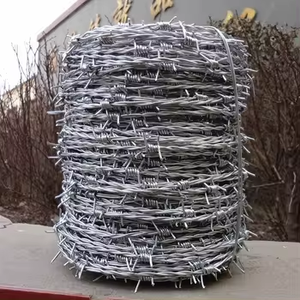 Calidad de Fábrica 12 #   Rollo de Alambre de Púas Galvanizado Eléctrico de 200m para Cercas Agrícolas - Product Image 4