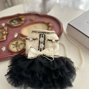 AutumnWinter Nueva moda Falda de lentejuelas Mascotas Perros Gatos Vestido Falda directa de encaje Ropa para mascotas Vestidos para perros - Product Image 2