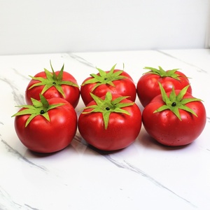 Tomates artificielles réalistes, fausses tomates rouges, modèle réaliste pour la décoration de la maison, de la cuisine ou des fêtes - Product Image 2