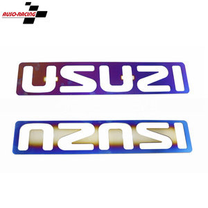 Isuzu Stainless Steel Blueing Plate TD158 Large TD159 <b>Small</b> Decorative Car Emblem - Product Image 3