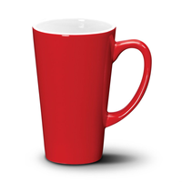 Mug en céramique porcelaine prêt pour la sublimation, imprimé sur mesure, 12 oz, blanc, forme conique, sans BPA, passe au lave-vaisselle, personnalisation, écologique