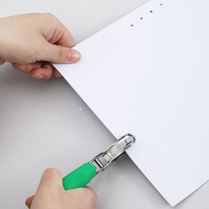 Perforateur de papier STARPRINT Love (672) en acier inoxydable avec revêtement en caoutchouc, gain de temps, <span class=keywords><strong>1</strong></span> <span class=keywords><strong>trou</strong></span> - Product Image 5