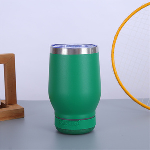 Vaso de tazas de música de 12oz con altavoz, taza inteligente, doble pared, reproductor de música inalámbrico de acero inoxidable 304, taza de té Madele - Product Image 4