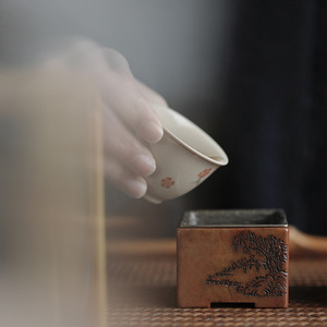 Shoushan stone Jian Shui <b>tea</b> bowl, teaware, <b>tea</b> <b>set</b>, <b>tea</b> dregs bucket, water bowl, and decorative item. - Product Image 1
