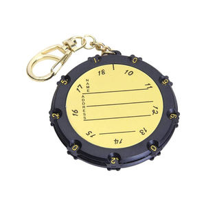 Compteur de score de golf portable doré/argenté à 18 trous avec clip, compteur numérique - Product Image 6