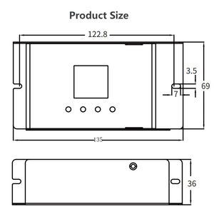 Controlador de Pantalla OLED EUCHIPS PX707 RGBW, Corriente Constante 240W, Decodificador DMX512, 12-50V DC - Product Image 5