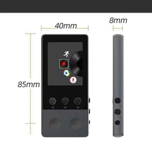 Lecteur MP3 portable 1,8 pouce à boutons, Bluetooth, 8 Go/16 Go, audio sans perte, autonomie 10-20h, haut-parleur intégré, appareil audio sportif - Product Image 4