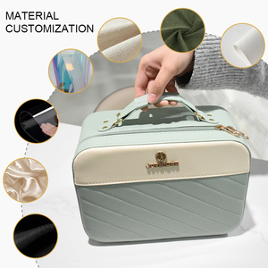 Prix d'usine <span class=keywords><strong>pas</strong></span> <span class=keywords><strong>cher</strong></span> Train de <span class=keywords><strong>maquillage</strong></span> de voyage Boîte de rangement pour cosmétiques avec miroir - Product Image 5