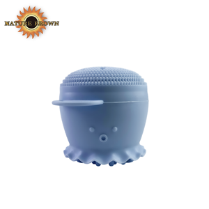 Cepillo exfoliante facial de silicona en forma de <span class=keywords><strong>pulpo</strong></span> Limpiador de herramientas de maquillaje de limpieza bidireccional de doble acción - Product Image 2