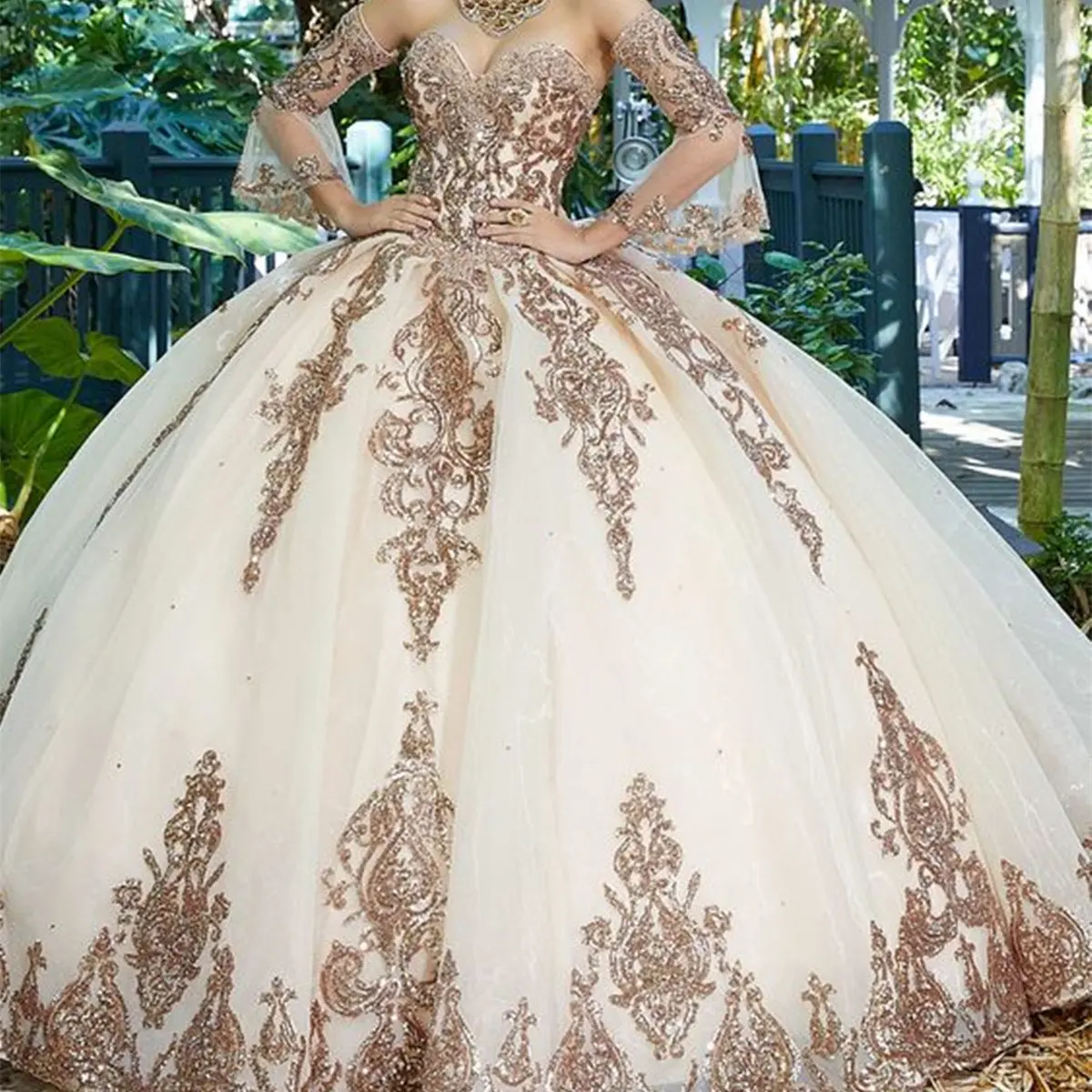 Mumuleo Ngọt Ngào 16 Màu Hồng Công Chúa Quinceanera Dresses Dài Tay Áo Trang Phục Chính Thức Cuộc thi Bóng Gown Cho Cô Gái Vestidos De Anos Áo Choàng Ivoire