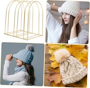 AURORA Metal Hat Support <b>Frame</b> & Wire Cage Shaped Display Stand- Customizable Color & Design Fast Delivery - Product Image 4