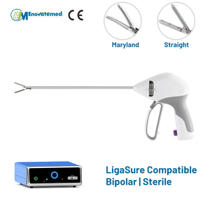 Pinzas Bipolares Rectas de Varias Longitudes Compatibles con Ligasure 23cm 37cm 44cm Certificación CE ISO para Cierre de Vasos en Cirugía Humana - Product Image 2