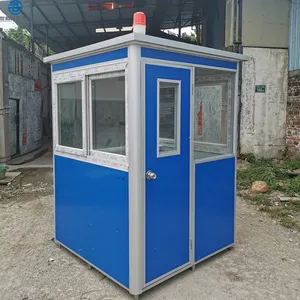 Hot Selling Sandwich Panel Tür Sicherheits schutz Stand Ticket Kiosk Sicherheits kabine