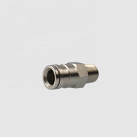 Raccord de pulvérisation haute pression en laiton 9,52 mm * 1/4 à filetage mâle pour système de brumisation et de refroidissement de jardin