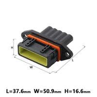 Connecteur électrique étanche JPT Auto, 5 broches mâle et femelle, pour alimentation primaire, modèle Amp 282193-1