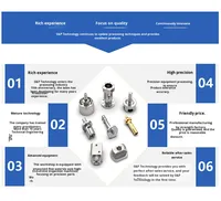 Services de fraisage CNC personnalisés à Shanghai pour le prototypage rapide, la fabrication de composants en acier inoxydable, la placage et le laser