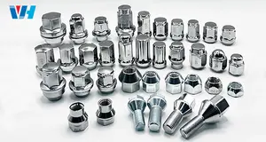 1.38inlength M12 x 1.5 bánh xe Lug Nuts Tương thích với TOYOTA CAMRY Corolla Highlander RAV4 Honda CR-V Ford đen