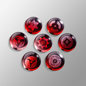 Adornos de Bolas de Cristal Rojas con Forma de Ojo de Rueda, Decoración Creativa para Escritorio, Recuerdos Prácticos, Regalos de Graduación para Estudiantes, Compañeros de Clase y Profesores - Product Image 4