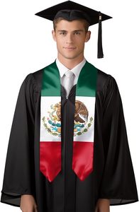 Unisex messico bandiera Honor Stole fascia di laurea per gli studenti accessori per l'uniforme scolastica accessori per la laurea dei bambini - Product Image 2