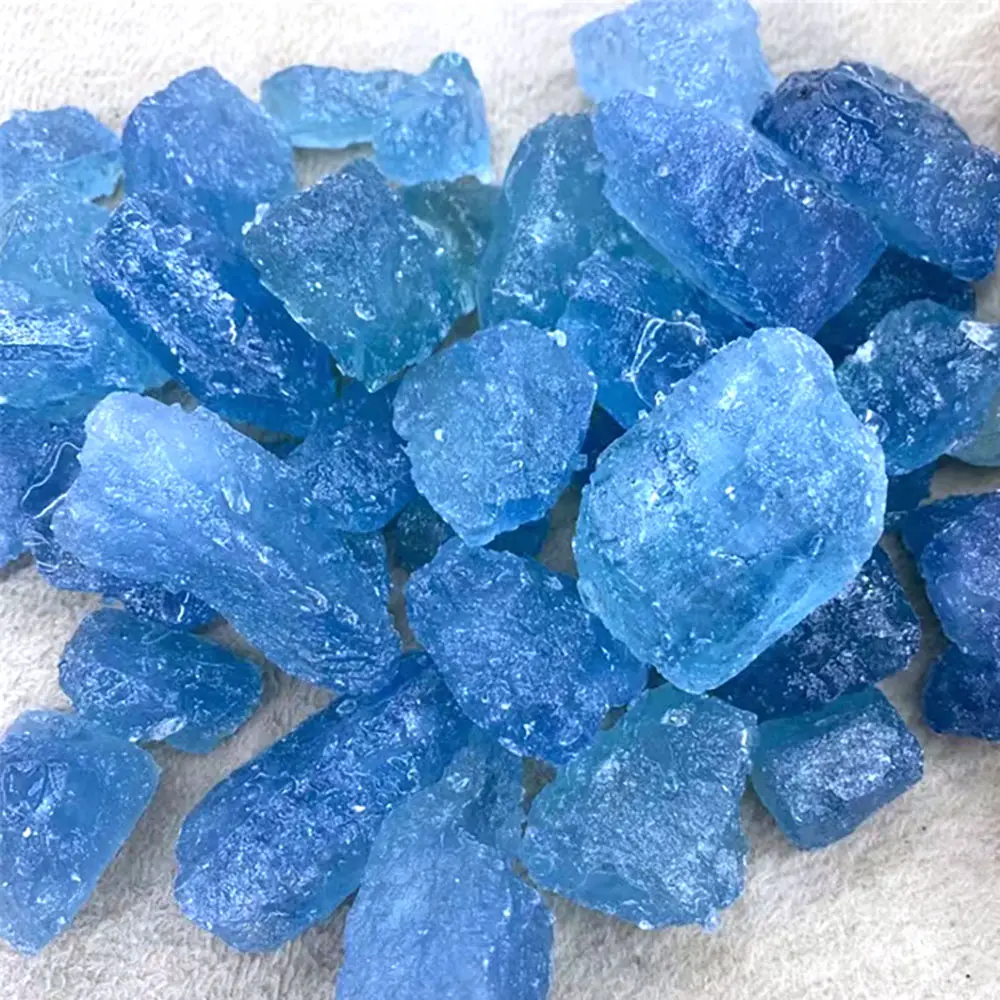 アクアマリン水晶原石半透明大型アクアマリン天然水晶