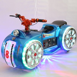 Future Chariot Fairground Funny Amusement Park Rides Motocyclette électrique à piles sur des autos tamponneuses à vendre 350W 6-8h - Product Image 4