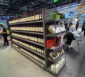 Estante de supermercado al por mayor de fábrica para supermercado, estantes de tienda minorista de doble cara, estante de góndola de supermercado de Metal - Product Image 3