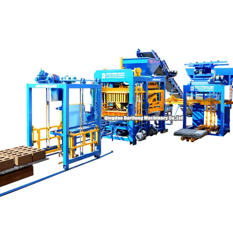 QT8-15 벽돌 만들기 기계 자동 벽돌 만들기 기계 벽돌 제조 기계
