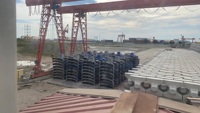 Moule à blocs Dolos sur mesure en acier de précision pour la protection des côtes