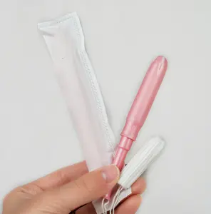Atacado Bulk Organic menstrual vagina cateter tampão aplicador tampões