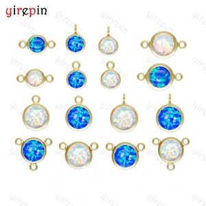 Chất lượng cao 14k vàng đầy Opal Úc đá quý kết nối quyến rũ cho trang sức vĩnh viễn làm phụ kiện - Product Image 6