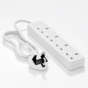 UK Standard BS1363 Socket Convenient Wiring Any Length at Home 850 Degree PP Cover Indicator Light <strong>Tabletop</strong> AC Extension Lead - Product Image 1