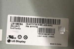 <span class=keywords><strong>LG</strong></span> Display LM190E0A-SLA1 LCD 19 pouces 1280x1024 LVDS 30 broches 75 Hz 250 Nits IPS LM190E09-TLK1 de panneau d'écran LCD pour ordinateur - Product Image 2