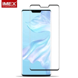 Protecteur d'écran 3D 9H en verre trempé à couverture complète pour Huawei Mate 30 Pro Surface incurvée en verre trempé Mate 70 Pro Pura 70 Ultra - Product Image 1