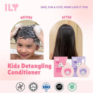 Acondicionador desenredante para niños de Corea 2025, hidratante no tóxico, cuidado del cabello para niños, Halal, Vegano, orgánico - Product Image 3