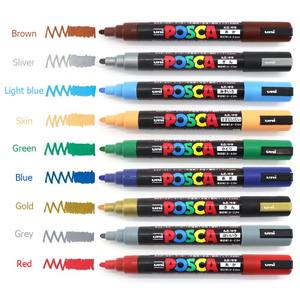 Marqueur de reine d'abeilles <span class=keywords><strong>Posca</strong></span> multicolores vert, rouge, <span class=keywords><strong>noir</strong></span>, jaune, bleu - Product Image 1