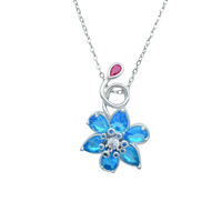 Collier le plus vendu : Collier coloré en forme de goutte d'eau et de pétale de fleur pour femme, chaîne de clavicule fraîche et délicate