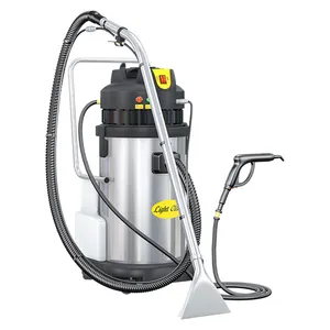 Máquina de limpieza a vapor de 40L, para limpiar alfombras, sofá, extractor al vacío