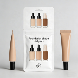 Échantillons Gratuits, Services de Conception Fournis, Sachet d'Échantillon de Fond de Teint Liquide, Emballage Personnalisé, Sachet Imprimé Personnalisé - Product Image 1