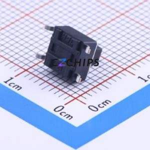 K2-1102ST-A4SC-04 Tactile Switch SMD-4P,6x6mm Switch Single Pole Single Throw Rectangle Button 2.5N Vertical Mount - Product Image 2