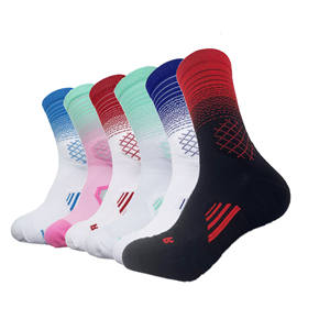 Calcetines atléticos de baloncesto de alta calidad, trekking acolchado con logotipo personalizado en el puño y la <span class=keywords><strong>temporada</strong></span> de primavera inferior - Product Image 2