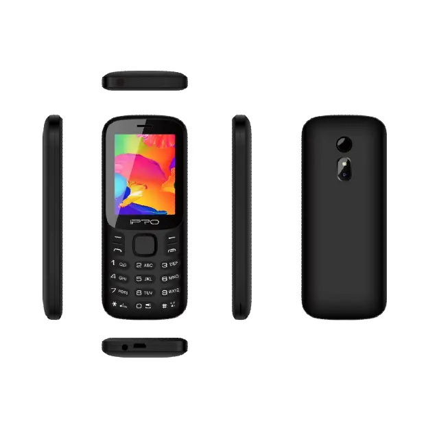 IPRO A20 2.4 inç temel fonksiyon özelliği telefonu 32MB + 32MB 0.08MP arka kamera çift Sim kart çift bekleme titreşim cep telefonu