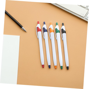 High Quality Multicolor Promotional Ballpoint Pen 1.0mm <b>Writing</b> Width with Custom Logo Print Black Plastic for Gift Advertising - Product Image 4