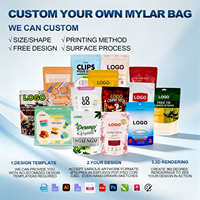 Sacs en plastique personnalisés refermables imperméables de qualité alimentaire BOPP/VMPET/PE pour l'emballage alimentaire avec logo, taille et couleur personnalisées