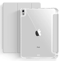 Usine en gros Transparent porte-crayon étui pour nouvel iPad Air 5 10.9 pouces 10.2 pouces 7th 8th 9th tablette couvre et étuis