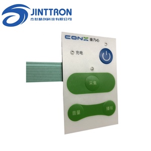 Embossed <strong>Graphic</strong> Overlay <strong>membrane</strong> switch <strong>keyboard</strong> with LEDs - Product Image 3