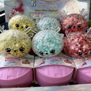 Juguete Squishy de 8.5CM con Purpurina Navideña, Juguete Sensorial Antiestrés de Dumpling, Juguete Sensorial Fidget de Dumpling al Vapor - Product Image 2