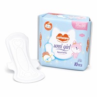 Pembalut Wanita Unihope Umi Girl Suspended Core 24cm Siang Hari 10 Pcs Cloud Soft U-Core Tech Grosir OEM ODM